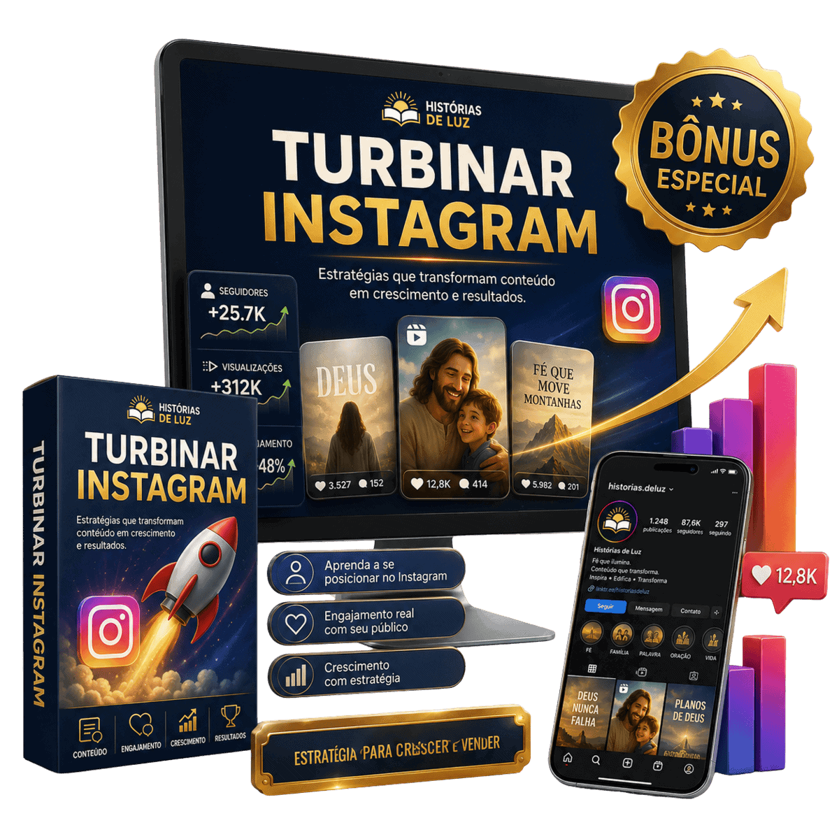 Estratégias de crescimento no Instagram para turbinar seu perfil e vendas.